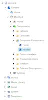Composite Components - content tree