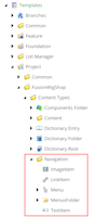 Project Layer Navigation Templates