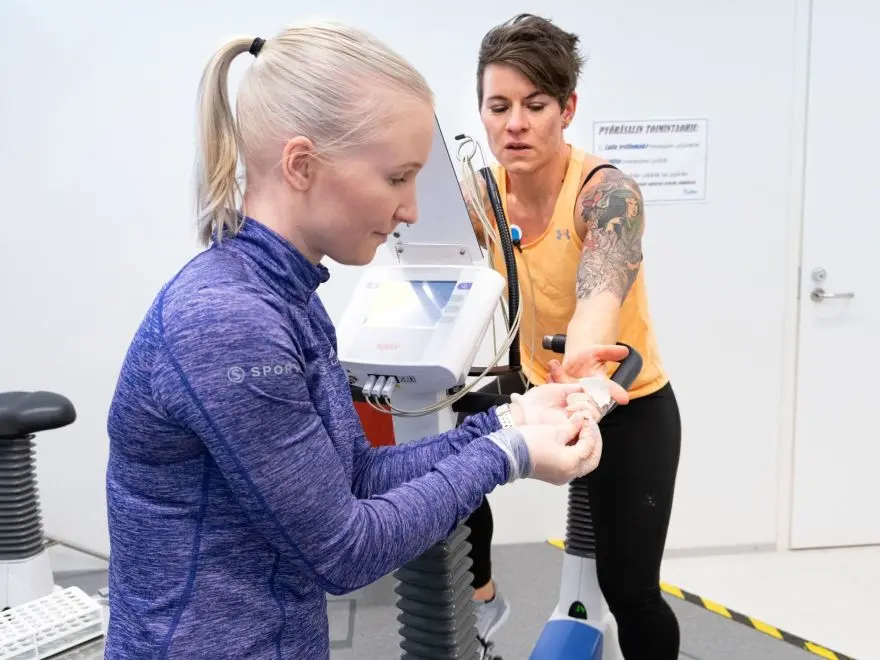 athlete testing endurance sports