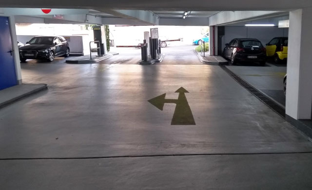 Parkhaus Klinikum I in Reutlingen