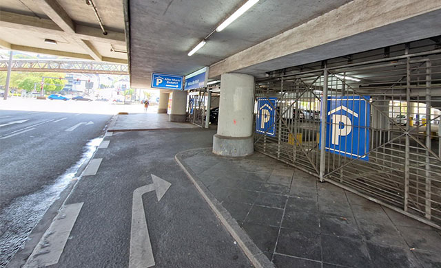 Einfahrt Parkhaus Alter Markt in Wuppertal