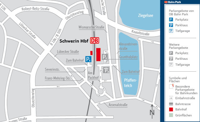 Schwerin Parken Tagesticket