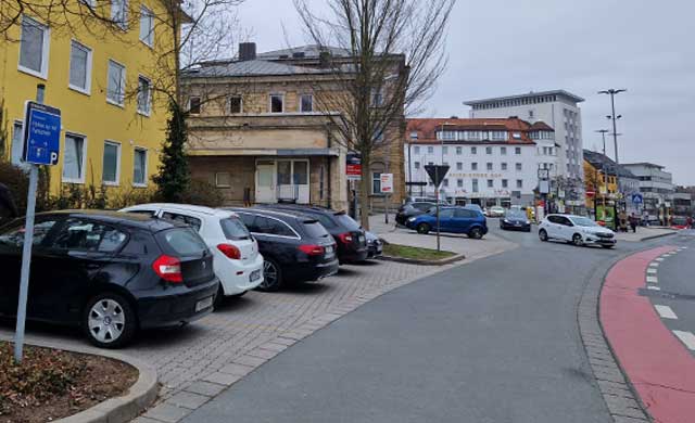 Parkplatz Hauptbahnhof VS in Bayreuth