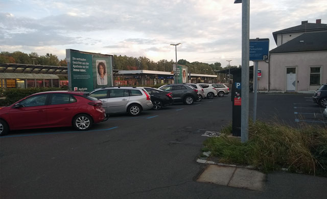 Parkplatz Marktredwitz Bahnhof