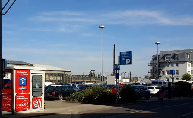 Parkplatz Hauptbahnhof in Halle (Saale)