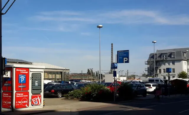 Parkplatz Hauptbahnhof in Halle (Saale)
