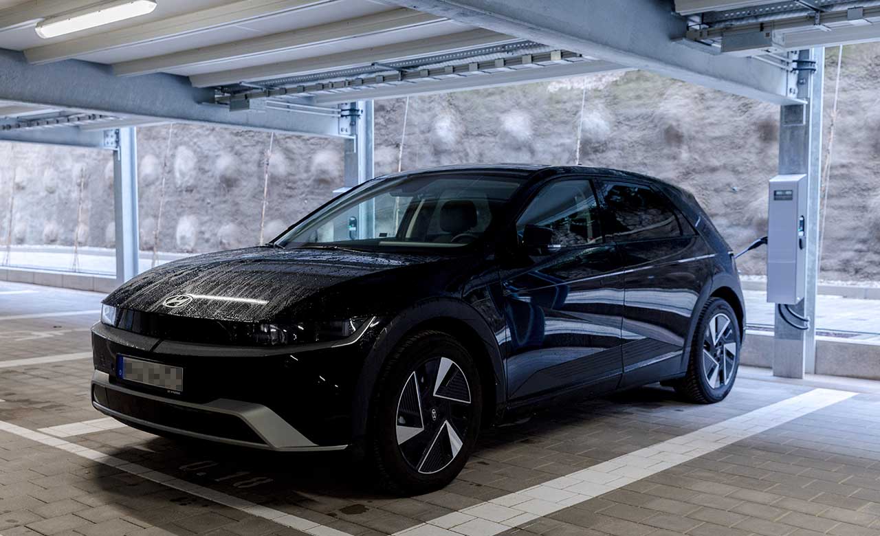 E-Laden im Parkhaus Hauptbahnhof City P9