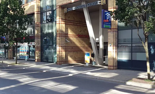 Tiefgarage Charlotten Center in Halle