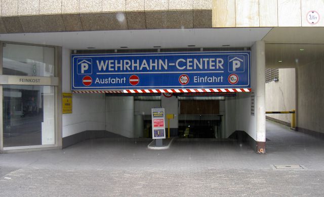 Tiefgarage Wehrhahn-Center in Düsseldorf