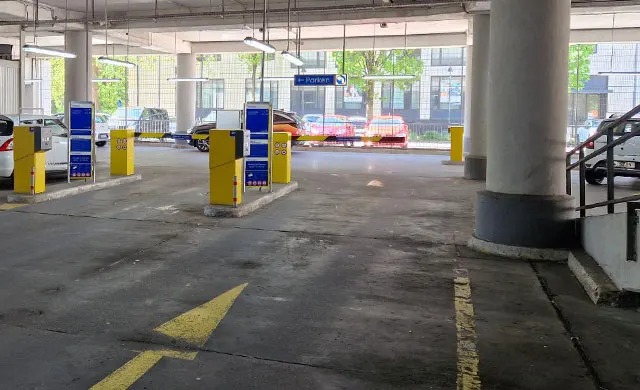 Einfahrt Parkhaus Alter Markt in Wuppertal