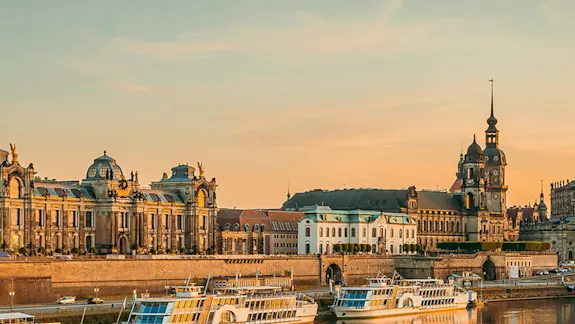 Skyline der Stadt Dresden