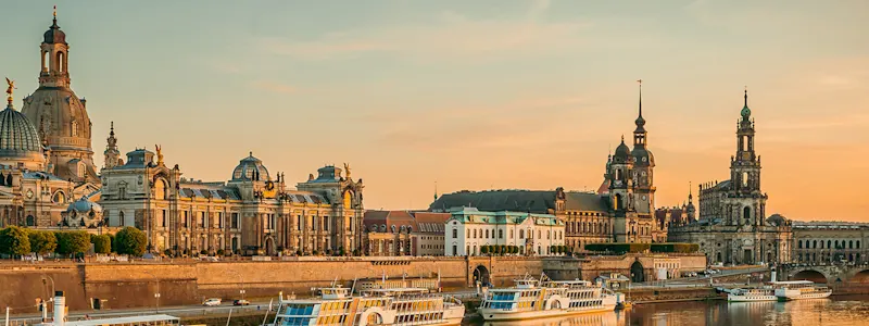 Skyline der Stadt Dresden