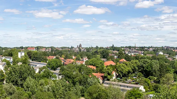Skyline der Stadt Gelsenkirchen city