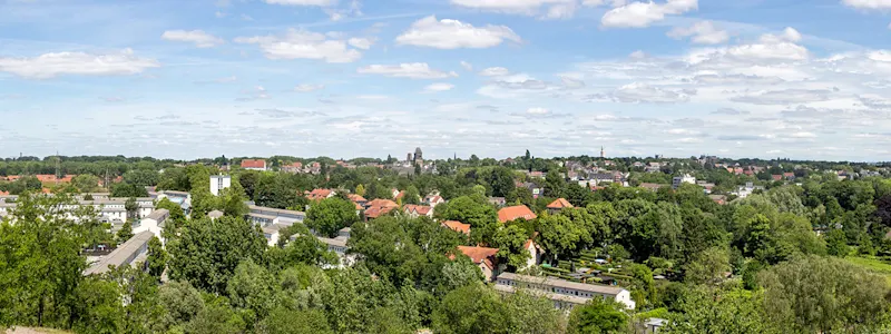 Skyline der Stadt Gelsenkirchen city