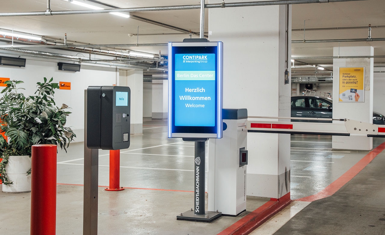 Tiefgarage Potsdamer Center in Berlin Einfahrt