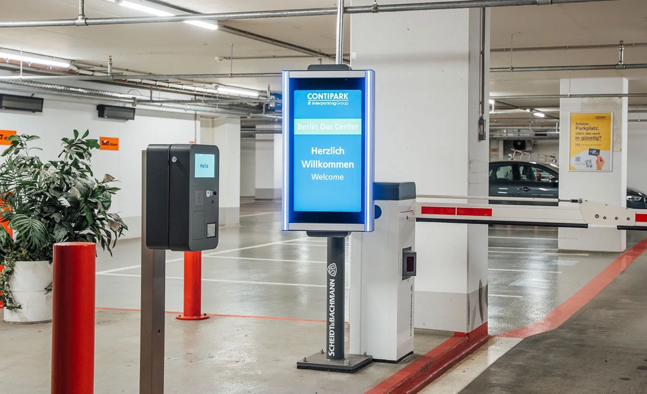 Tiefgarage Potsdamer Center in Berlin Einfahrt