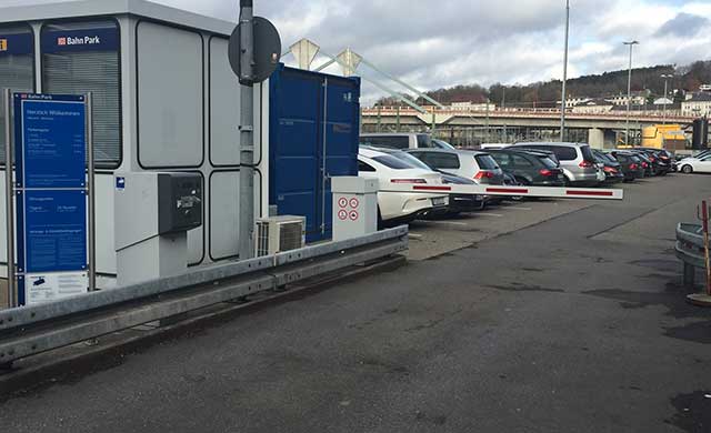 Parkplatz Bahnhof in Ulm