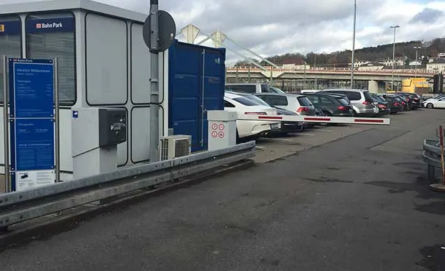 Parkplatz Bahnhof in Ulm