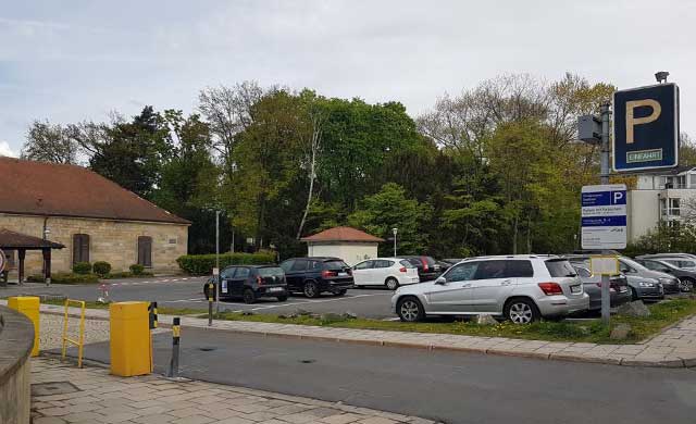 Parkplatz Stadthalle in Bayreuth