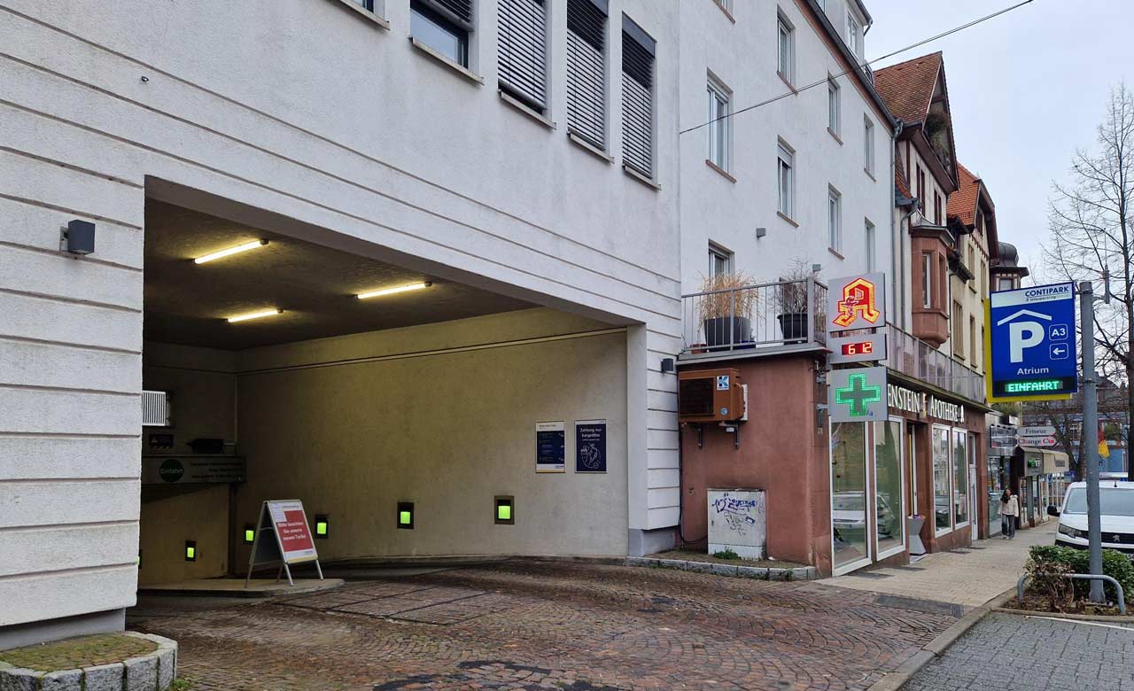 Tiefgarage Atrium in Weinheim 