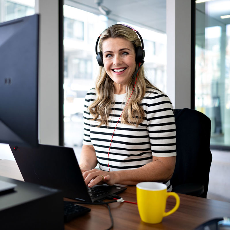 Kundenservice Mitarbeiterin der Contipark