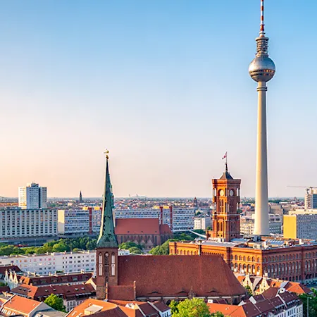 Skyline der Stadt Berlin