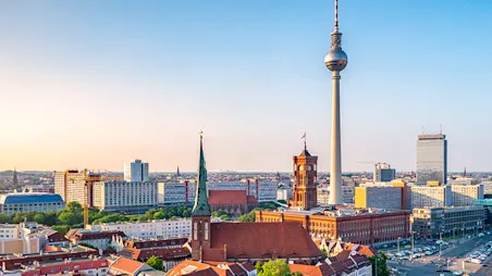 Skyline der Stadt Berlin