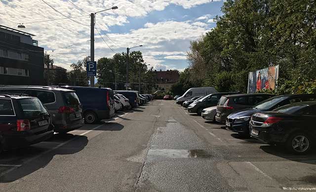 Parkplatz Petersbrunnhof Salzburg