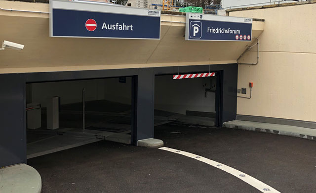 Tiefgarage Friedrichsforum (Stadthalle) in Bayreuth