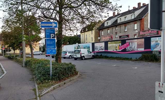Parkplatz Bahnhof in Schwandorf