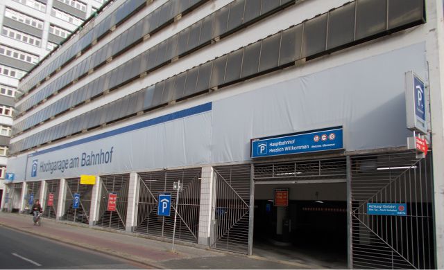 Parkhaus Hochgarage am Bahnhof in Bremen