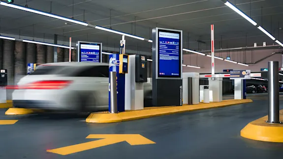 Parking in a country