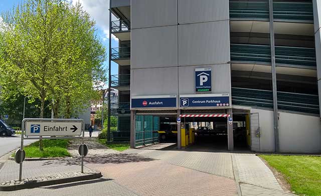 Parkhaus Zentrum in Zwickau