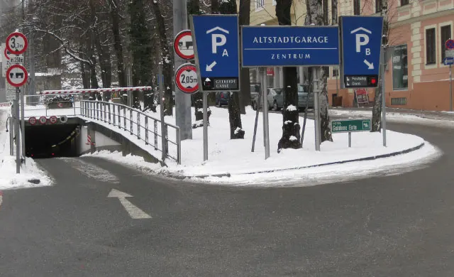 Tiefgarage Altstadtgarage in Salzburg