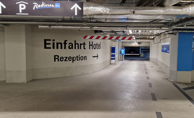 Tiefgarage Radisson Blu in Hamburg