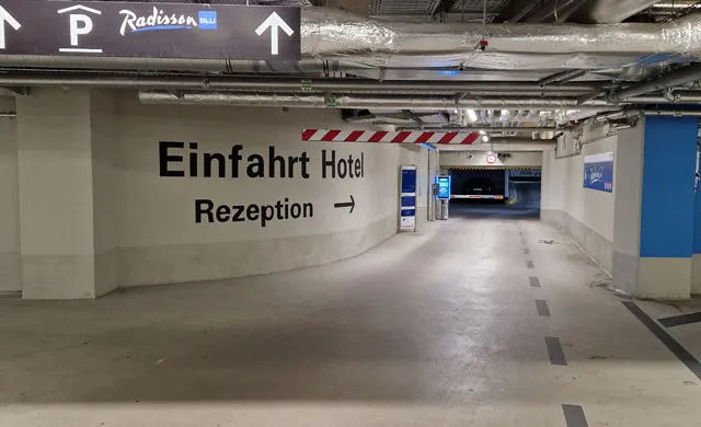 Tiefgarage Radisson Blu in Hamburg