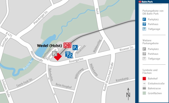 Karte Wedel