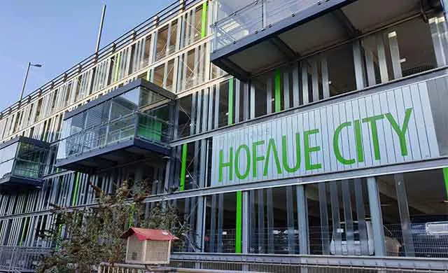 Außensicht Parkhaus