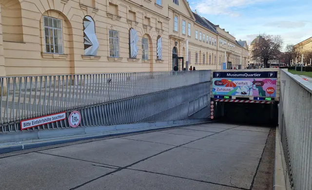Tiefgarage Am Museumsquartier in Wien