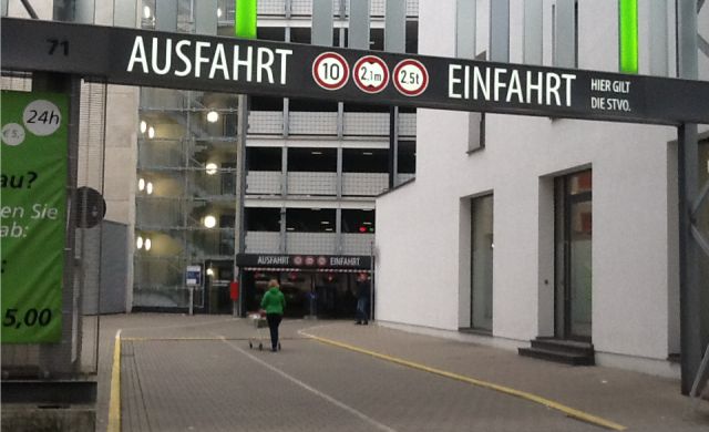 Parkhaus Hofaue City in Wuppertal-Elberfeld