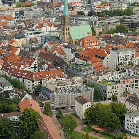 Skyline der Stadt Bielefeld