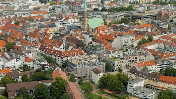 Skyline der Stadt Bielefeld