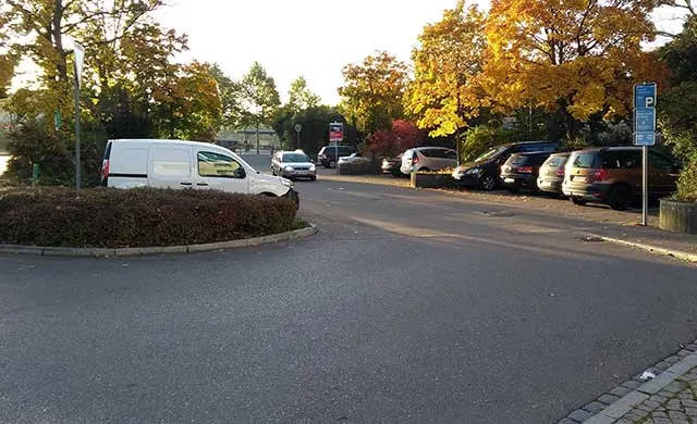 Parkplatz Bahnhof in Kirchheim
