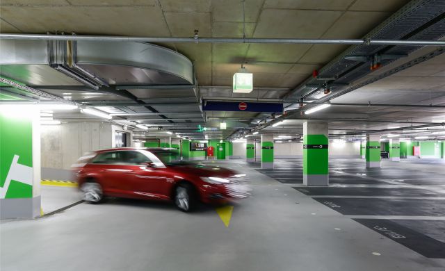 Parkdeck Shopping Center Hofgarten in Solingen