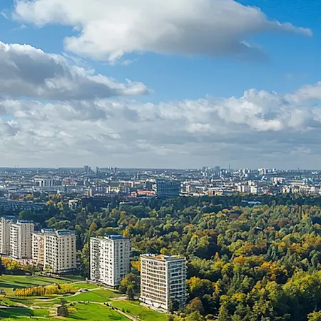 Skyline der Stadt Darmstadt