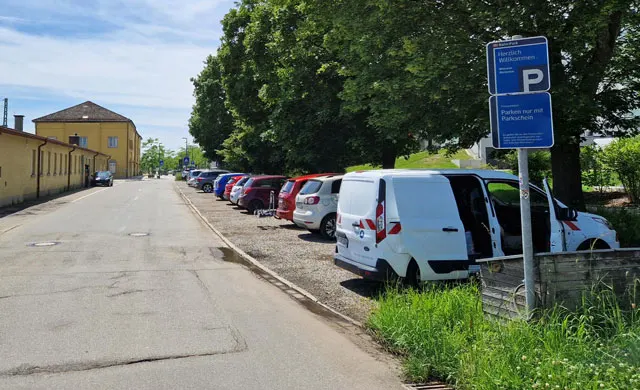 Parkplatz Bahnhof P1 Aulendorf