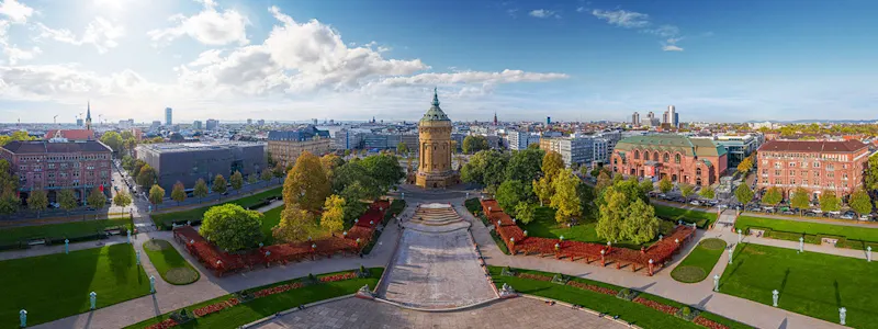 Skyline der Stadt Mannheim