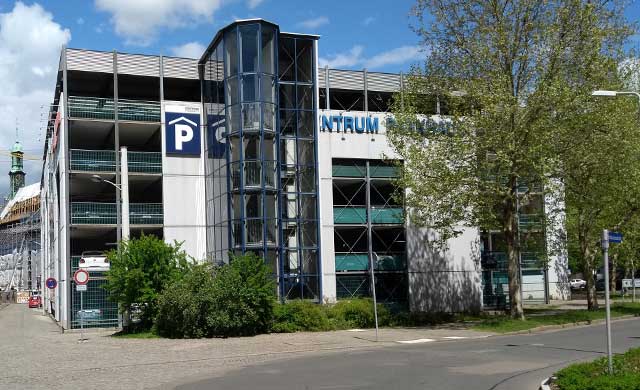 Parkhaus Zentrum in Zwickau