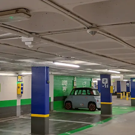 car park convenient, secure and ideally located near the city centre and healthcare services.