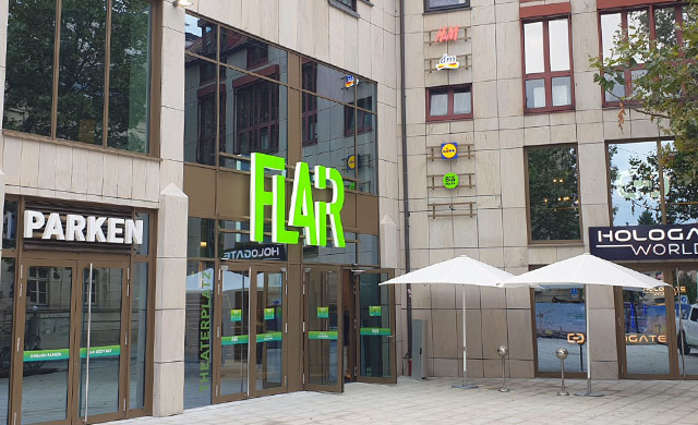 Eingang zur Tiefgarage Flair in Fürth